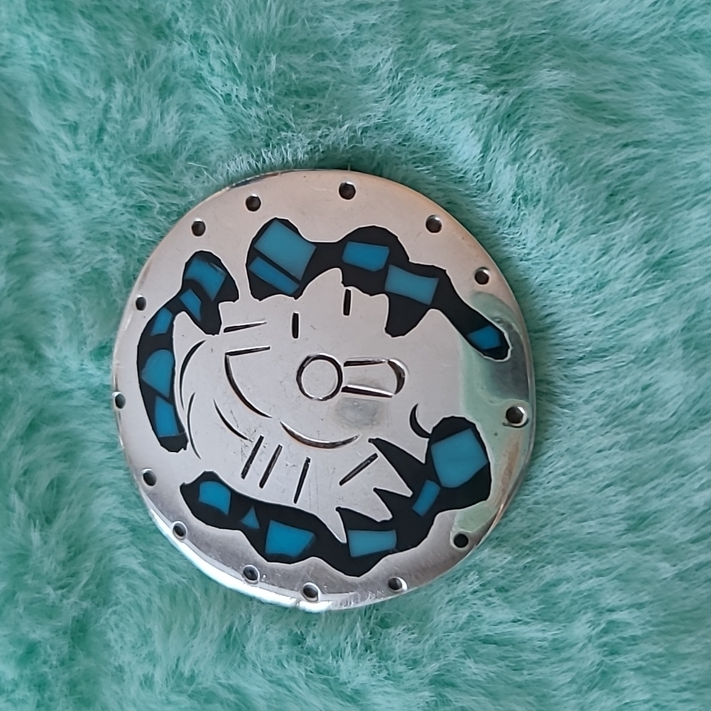Mexican warrior brooch
